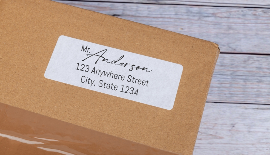 how to print address labels from word