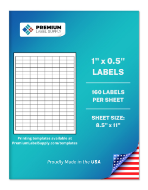 1″ x 0.5″ Labels