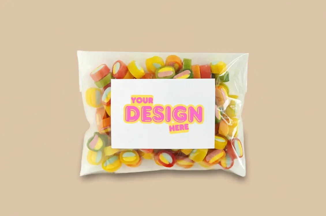 Candy bar labels