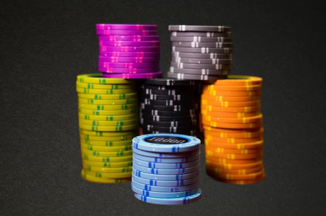 Poker chip denomination stickers